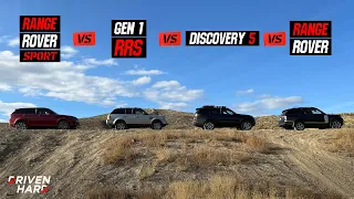 Range Rover vs Range Rover Sport vs MODIFIED Range Rover Sport vs Land Rover Discovery 5 | 4K Review