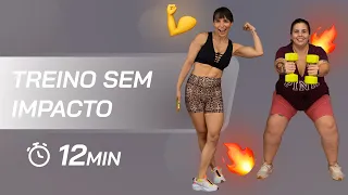 Exercícios somente em pé para emagrecer - Aeróbico para obesos - Carol Borba