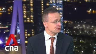 Hungary's Foreign Minister Péter Szijjártó speaks about EU, NATO and Russia-Ukraine war