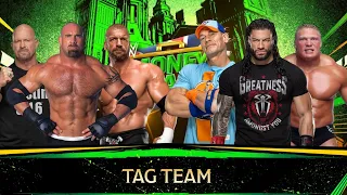 Goldberg Triple H Stone Cold vs Roman reigns Jhon Brock Lesnar wwe2k24 @gam2.0