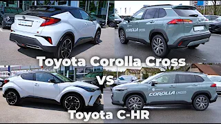 New Toyota C-HR VS Toyota Corolla Cross 2023