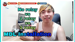 Moto Vlog 71 - No relay vs 1 relay vs 2 relay Mini Driving Light installation (MDL Installation)