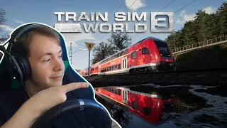 TRAIN SIM WORLD 3 WITH GOD MODE MOD AGAIN #8!!