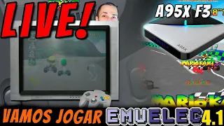 [LIVE] Jogando games no EmuELEC versão 4.1 na TV Box A95x F3