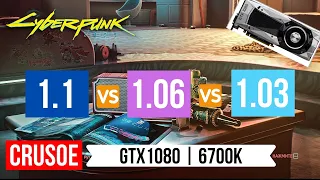 CYBERPUNK 2077! НОВЫЙ ПАТЧ 1.1! ТЕСТИРУЕМ GTX 1080 И 6700K! ЧЕСТНОЕ СРАВНЕНИЕ FPS C 1.03 И 1.06