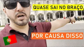 QUASE SAI NO BRAÇO NA REGIÃO DE BELÉM PORTUGAL POR ISSO!