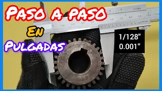 Pie de rey en pulgadas tutorial completo de cero a Experto - Aprendiz Industrial AS