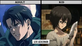 WHEN AOT CHARACTERS ARE KID [SEASON 4]