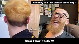 Hairdresser reacts to MEN HAIR FAILS - Hair Buddha #hair #beauty