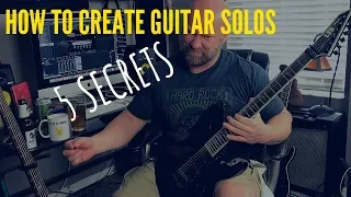 How to Write and Construct Guitar Solos (5 SECRETS)