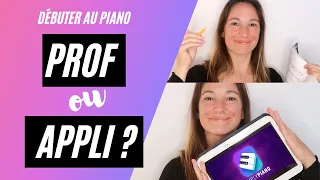 Piano débutant : Prof ou application ?