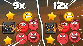 RED BALL 4: BLACK BOX COMPLETE ALL LEVELS (1-75) with '9x vs 12x Speed Gameplay VOLUME 1,2,3,4,5