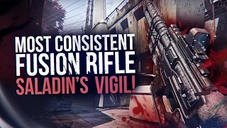 Destiny: THE MOST CONSISTENT FUSION RIFLE! SALADIN'S VIGIL CRUCIBLE HIGHLIGHTS!