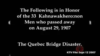 Quebec Bridge Disaster, Never to be Forgotten