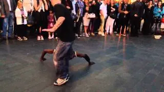 Awesome break dancing at Leicester square London