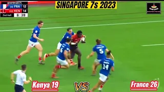 Kenya vs France Singapore 7s 2023 Full Match Highlights | Pool Match 1 | HSBC World Rugby 7s Series