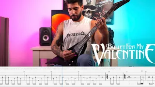Bullet For My Valentine - "Say Goodnight" - Guitar Cover with On Screen Tabs(#27)