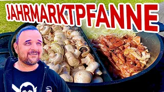 XXL JAHRMARKTPFANNE zu Hause Grillen --- Klaus grillt