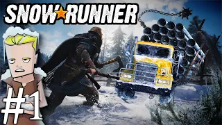 SnowRunner Multiplayer | Part 1 | Michigan to Alaska to Michigan