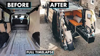 CamperVan Start To Finish | Van Build | Ford Transit Custom Trail Conversion Timelapse