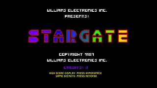 Arcade Stargate - 3 million pts