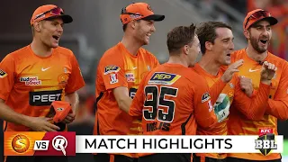 Scorchers' explosive start overcomes Finch's fast finish| BBL|12