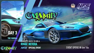 Calamity  Day 3  THE VANDAL 🔌 2022 Rimac Nevera | NFS No Limits