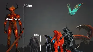 Monsterverse Size Comparison 2024