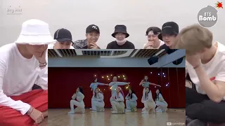 BTS reaction to TWICE “Alcohol-Free” Dance Practice Video