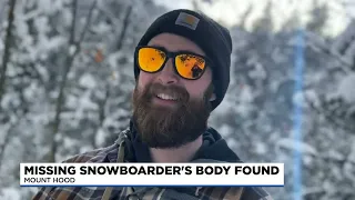 Body of missing snowboarder found on Mt. Hood