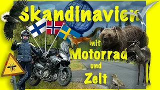 🇫🇮🇳🇴🇸🇪Motorcycle trip 9,000km through Scandinavia to the North Cape🏍