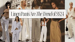 Incoming Spring & Summer Trend  SS24 TREND Linen Pants | How To Style