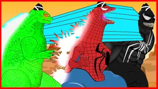 BIG HULK - BIG SPIDERMAN vs GODZILLA ATOMIC BREATH - Coffin Dance Song (Cover)