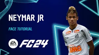 EA FC24 Player Creation Guide: Young NEYMAR JR Lookalike Face Tutorial + Stats