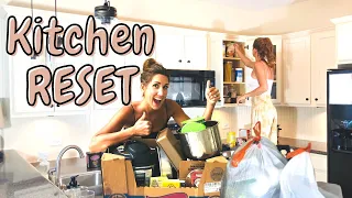 KITCHEN RESET + 12 SNEAKY ways to DECLUTTER your KITCHEN | Kitchen Declutter 2022