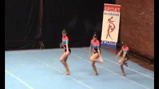 Acrogym WK kwalificatie 15-01-12,WG jun, Lianne, Doreen en Romy, combi