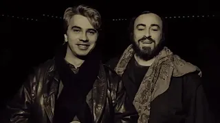 Dmitri Hvorostovsky and Luciano Pavarotti.1990 Invano Alvaro Duet, La Forza del Destino by G.Verdi.