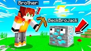 7 Ways to PRANK My Little Brother in Minecraft!