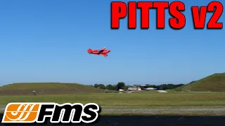 FMS 1400mm Pitts v2 • MAIDEN DAY!