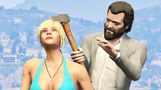 GTA V PC Michael Kills Tracey (Editor Rockstar Movie Cinematic Short Film)