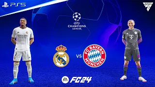 EA FC 24 - Real Madrid vs Bayern Munich Ft. Mbappe | UEFA Champions League   PS5™ Gameplay [4K60]