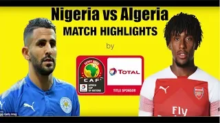 Algeria vs Nigeria Match highlight reaction