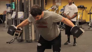 Andrew Luck's "World's Greatest" Dumbbell Warm-Up
