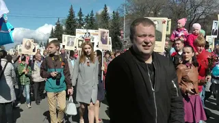 Бессмертный полк  Архангельск 9 мая 16 года