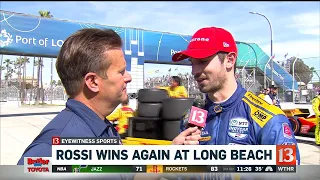 Alexander Rossi wins at Long Beach