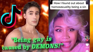 Reacting to HOMOPHOBIC tiktoks