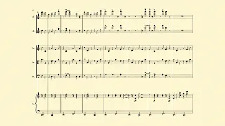 O O O. Tercer movimiento. Sexteto para flauta, clarinete, violín, viola, violoncello y piano. 2024.