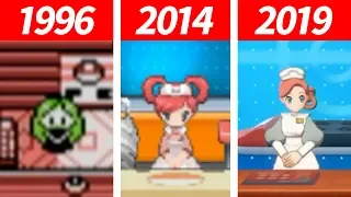 Pokémon - Evolution of Pokémon Center Nurses (Red Green - Sword Shield)