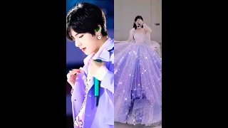 bts v same colour dress gown #btsarmy #taeversion 💜💜💓💓❤️❤️🤍🤍🩶🩶💙💙🩵🩵🩷️💕💕💘