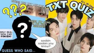 All in One TXT Quiz! (only REAL MOA can answer)